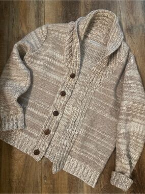Outerknown NORTHBEACH Shawl Collar Cardigan button up grandpa sweater size M